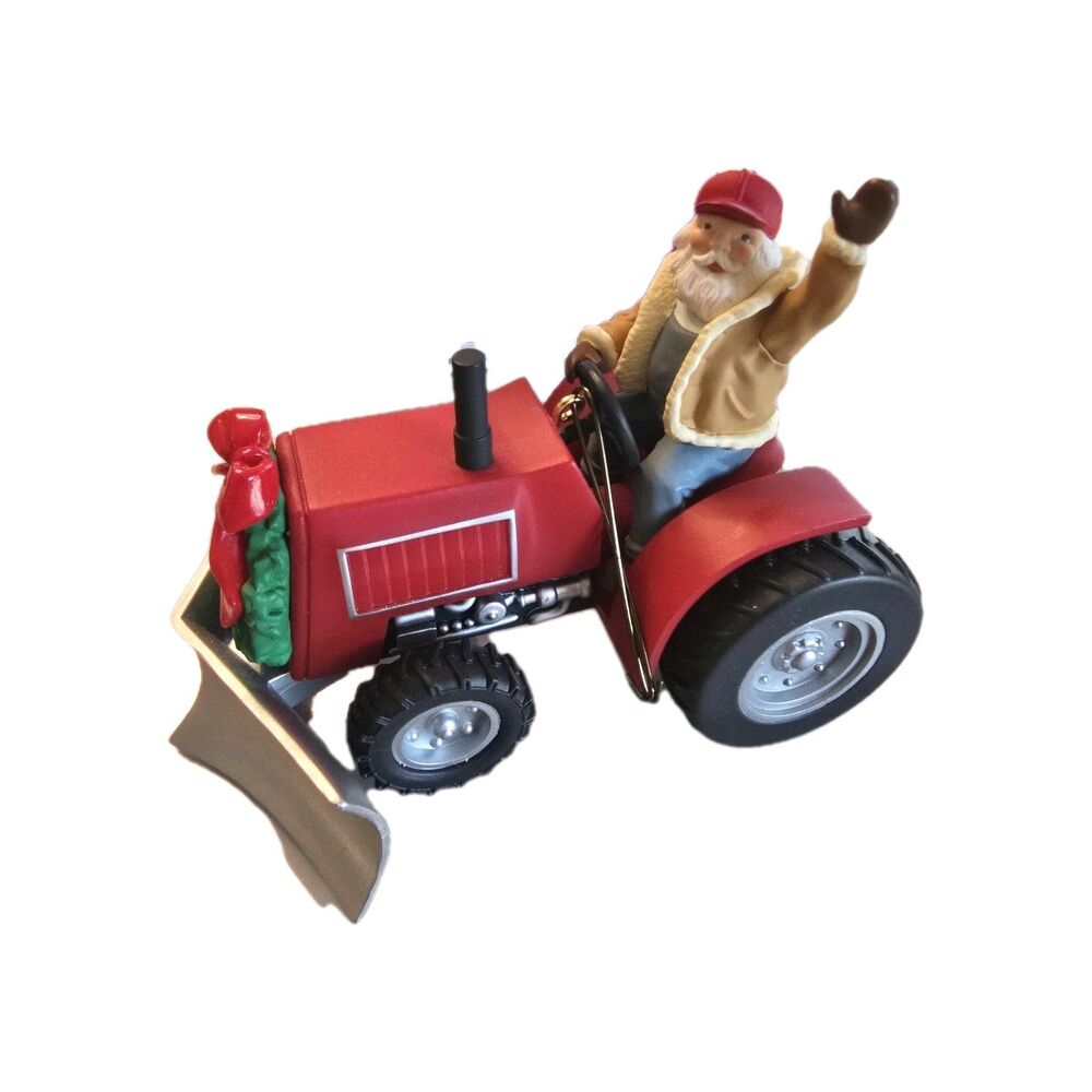 Hallmark Keepsake Ornament 2001 Santa's Snowplow‎ Here Comes Santa Series